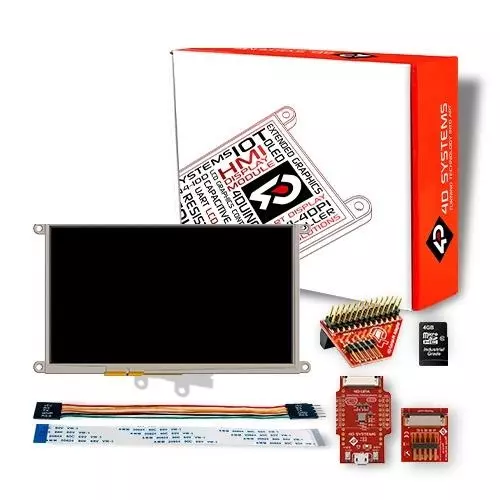 4D Systems Starter Kit 4 to 5.5 V, SK-90DCT-PI