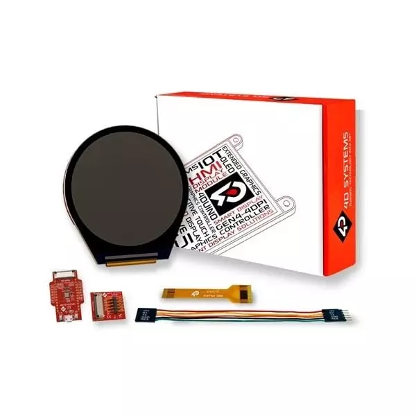 4D Systems Starter Kit 5 V, SK-pixxiLCD-13P2