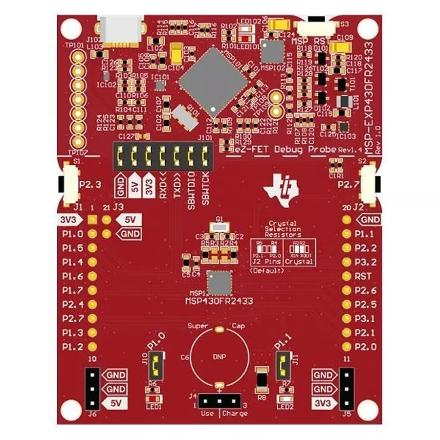 TEXAS INSTRUMENTS Development Kit MSP430 Core, MSP-EXP430FR2433