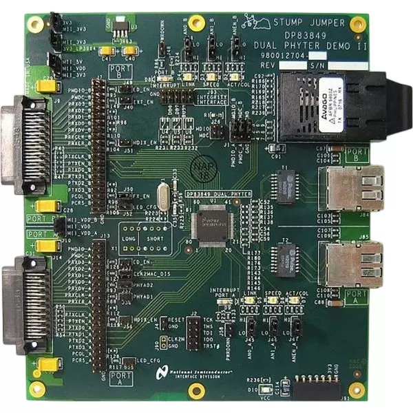 TEXAS INSTRUMENTS Ethernet Transceivers Evaluation Kit 3.3 V, 5 V RJ-45, DP83849IFVS-EVK/NOPB