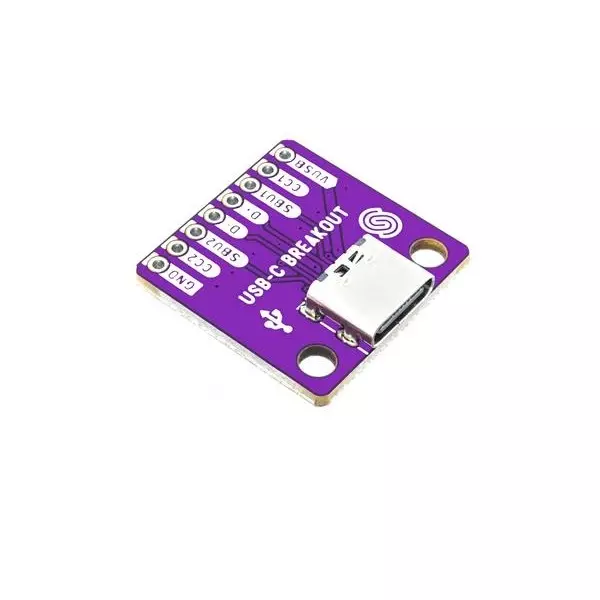 SOLDERED USB Type-C Breakout Board, 333011