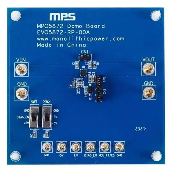 MPS Evaluation Board 5 to 28 V Input Voltage, EVQ5872-RP-00A