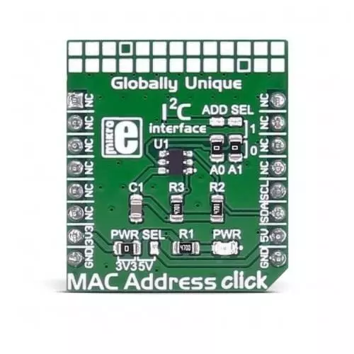 MIKROELEKTRONIKA Add-On Board I2C Interface Type, MIKROE-2733