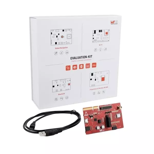WURTH ELEKTRONIK Evaluation Board Bluetooth Bluetooth Protocol, 2608049024001