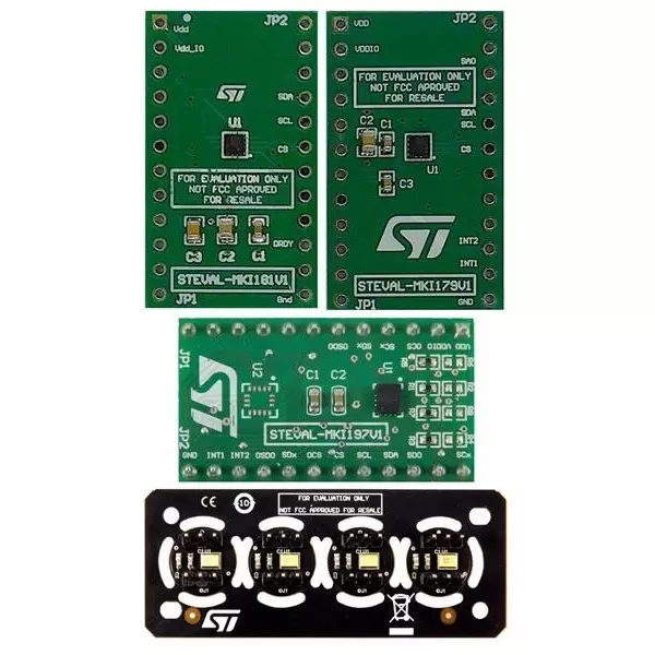STMicroelectronics Accelerometer Sensor Evaluation Board, STEVAL-MKIT01V2