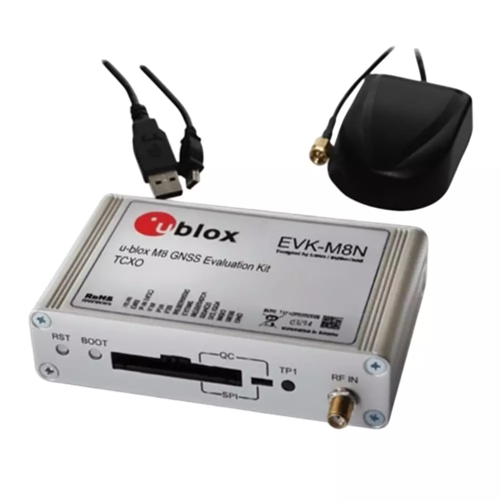 u-blox Evaluation Kit 5 V Operating Supply Voltage, EVK-M8C