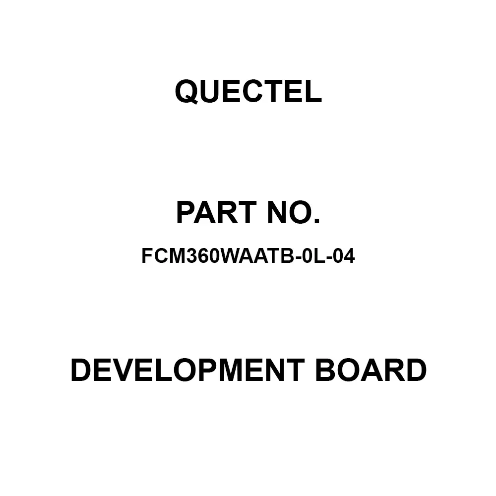 Quectel Development Board for Evaluation OfFCM360W, FCM360WAATB-0L-04