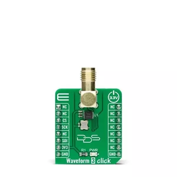 MIKROELEKTRONIKA Clock Generator Add-On Board for Evaluation Of AD9837, MIKROE-4432