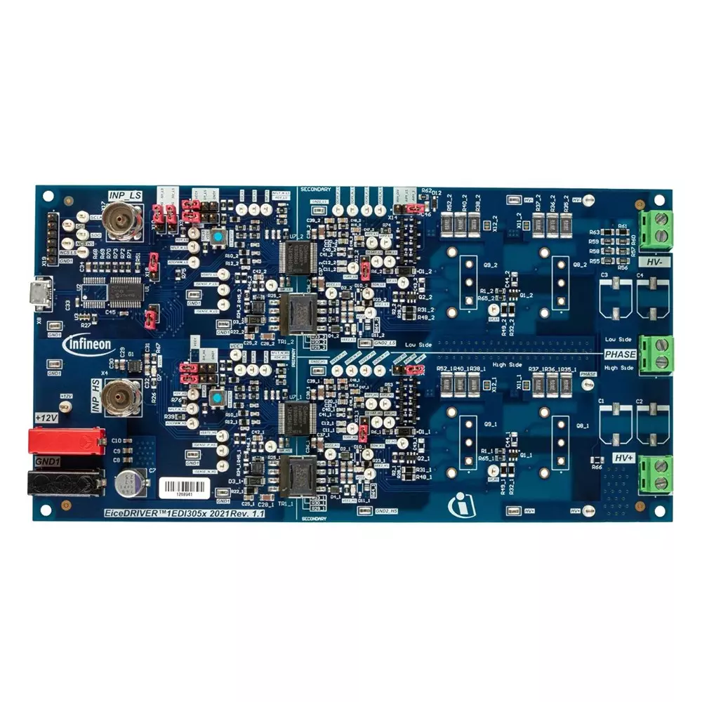 Infineon Evaluation Board for IGBT/SiC MOSFET Gate Driver, 1EDI3050EVALBOARDTOBO1