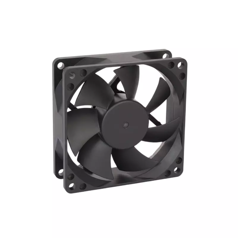 Clasiair 12 V DC Brushless Fan Sleeve Bearing 1.2 W Power 3 Inch (7.62 cm) Size Black for Industrial Use, CA-80 25 S12 V DC (Pack of 120 Pcs)