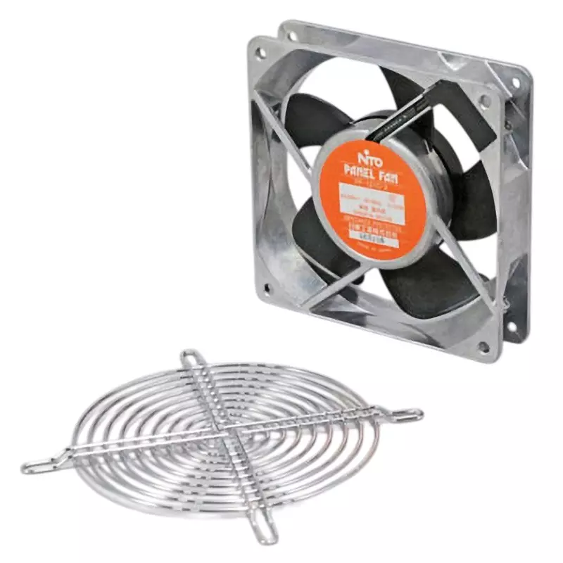 NITTO KOGYO Panel Ventilation Fan 0.08/0.07 A Rated Current, PF-121C-2