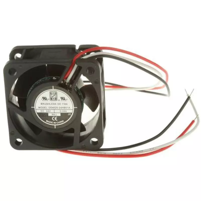 RS PRO DC Axial Fan DC 24 V Input Voltage Square Shape, 619-7065