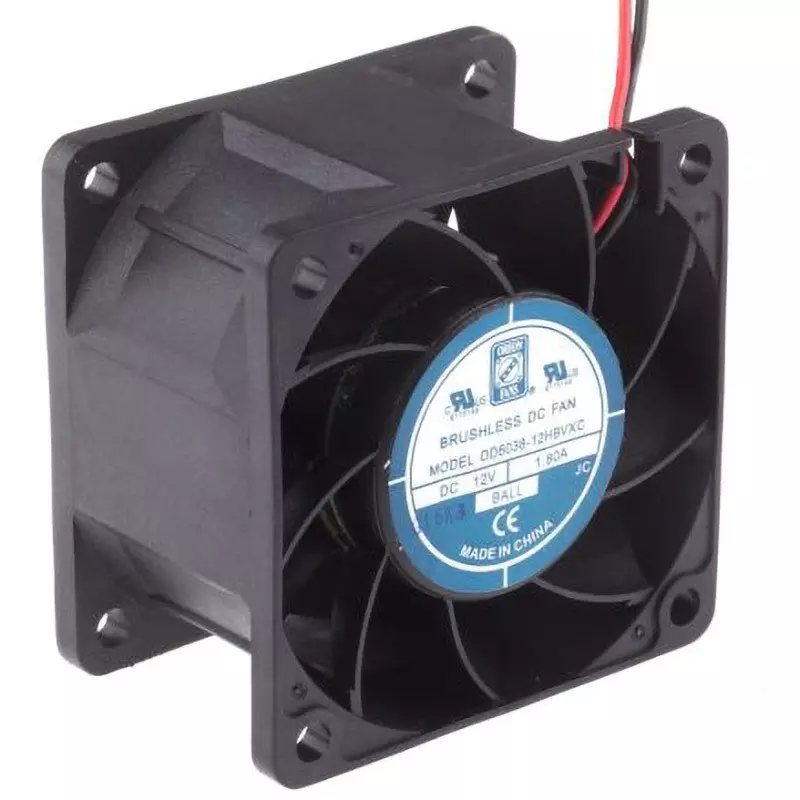 RS PRO DC Axial Fan DC 12 V Input Voltage Square Shape, 703-3436