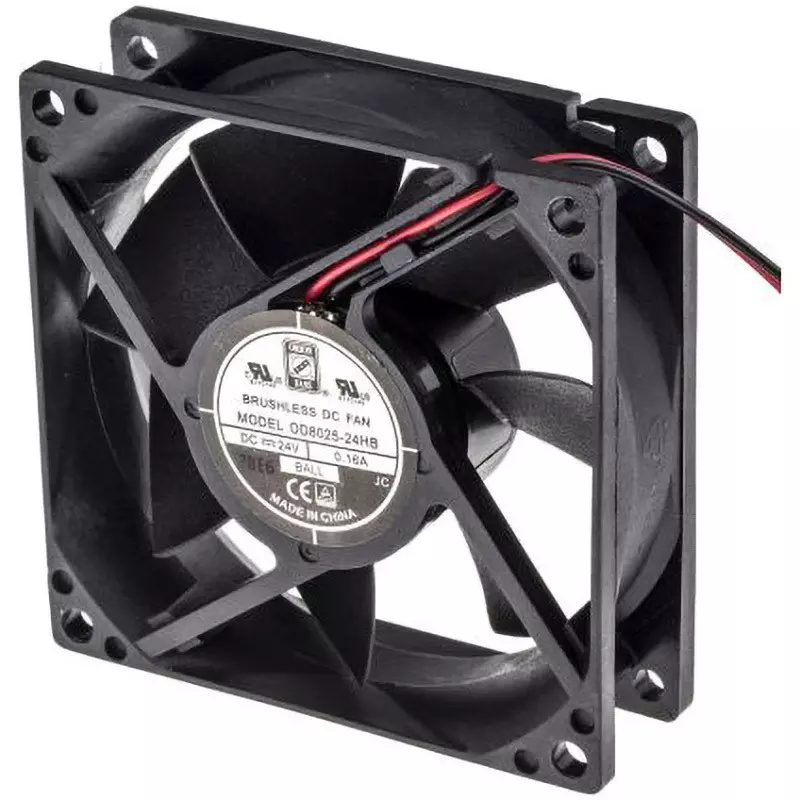 RS PRO DC Axial Fan DC 24 V Input Voltage Square Shape, 541-5306