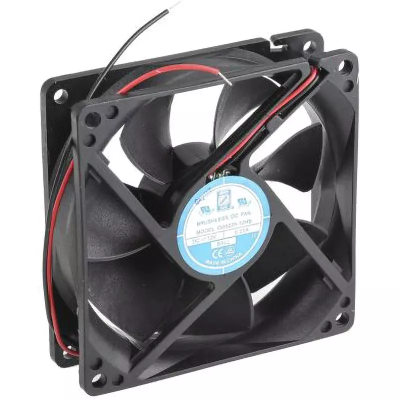 RS PRO DC Axial Fan DC 12 V Input Voltage Square Shape, 541-5081