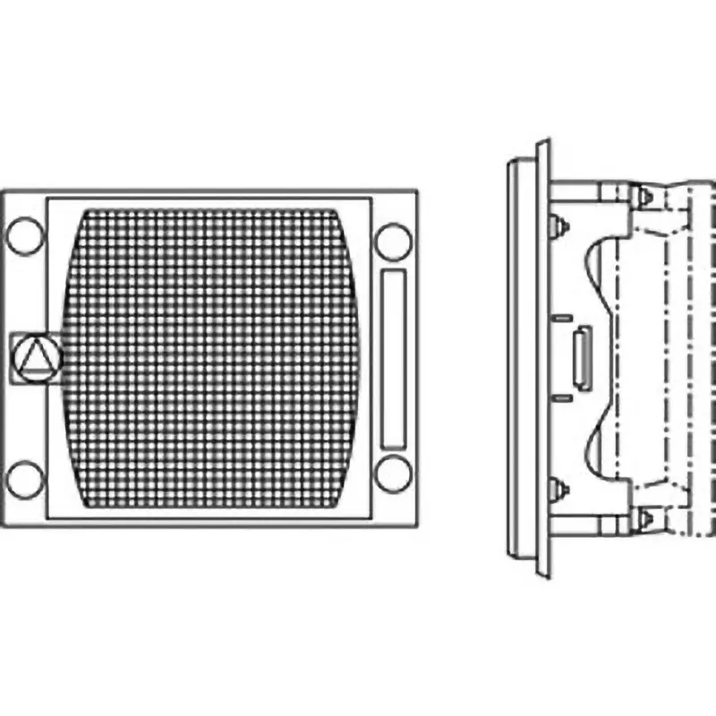 Sanyo Denki Fan Filter Kit Dust Protection Filter Set, 109-018