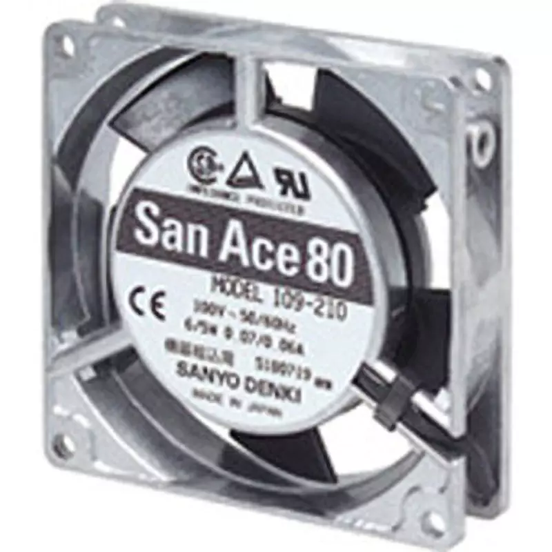 Sanyo Denki AC Fan San Ace 80 (80 mm) Square 80x80 mm, ST1-109-210