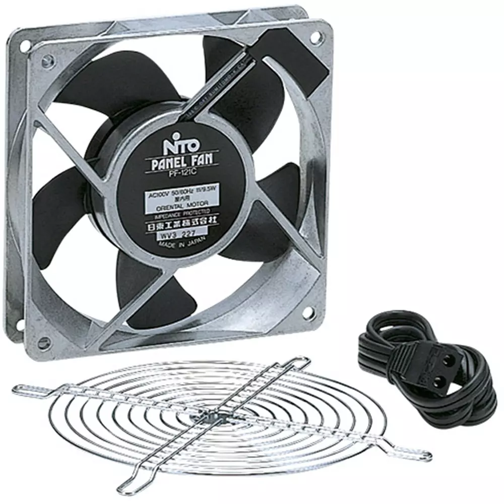 NITTO KOGYO Panel Ventilation Fan 0.08/0.07 A Rated Current, PF-121CL-2