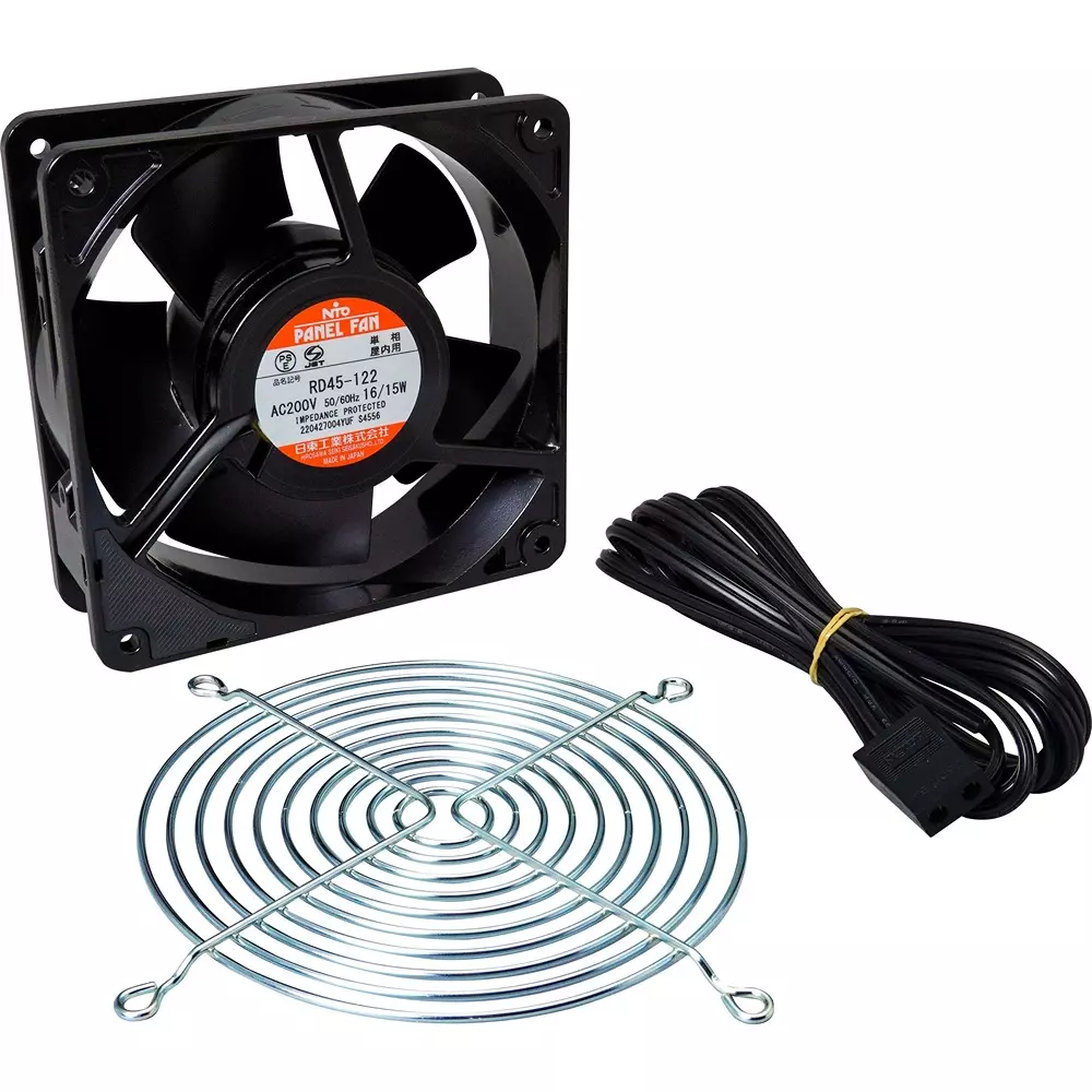 NITTO KOGYO Ventilation Fan 0.115/0.095 A Rated Current, RD45-122