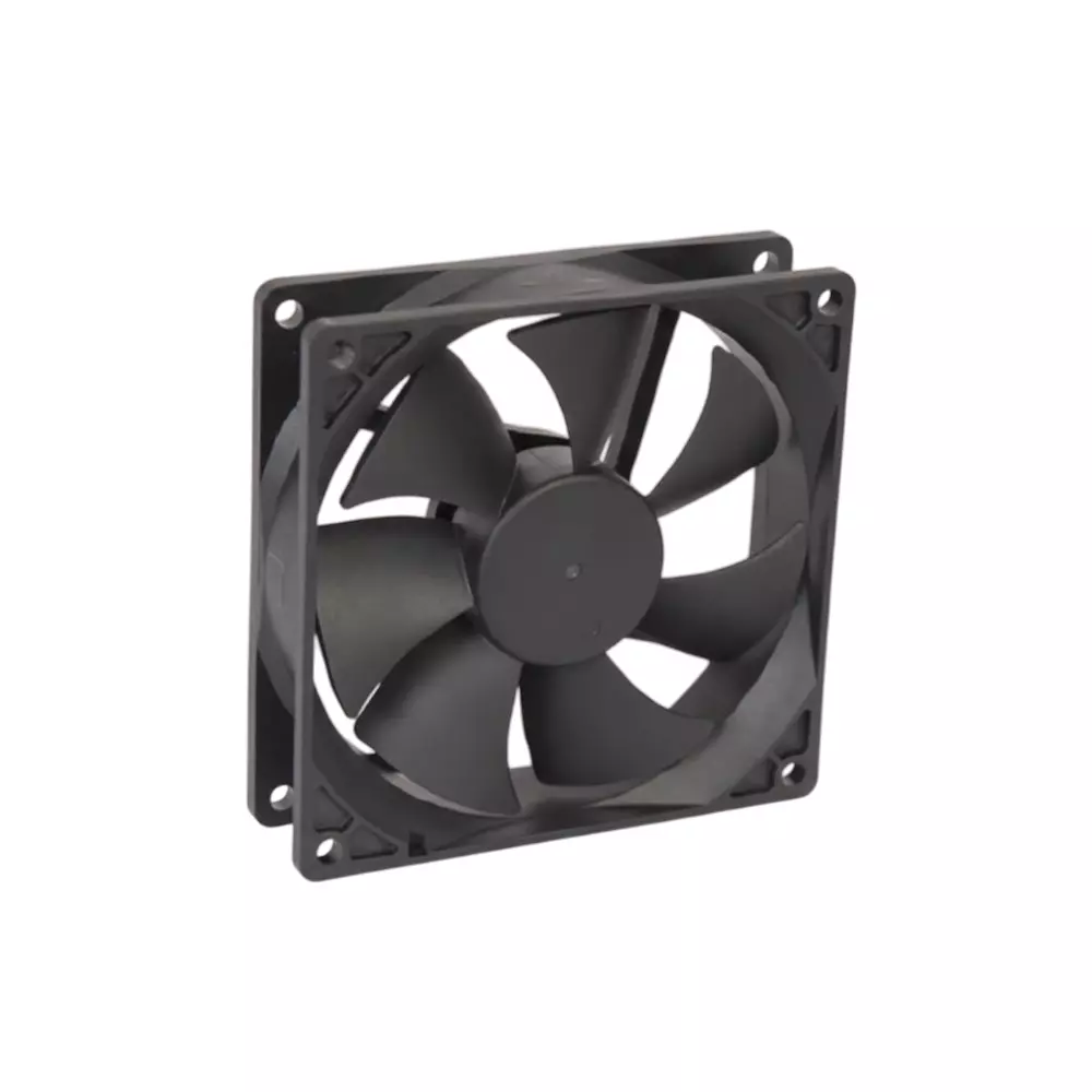 Clasiair 12 V DC Brushless Fan Sleeve Bearing 1.44 W Power 3.5 Inch (8.89 cm) Size Black for Industrial Use, CA-92 25 S12 V DC (Pack of 120 Pcs)