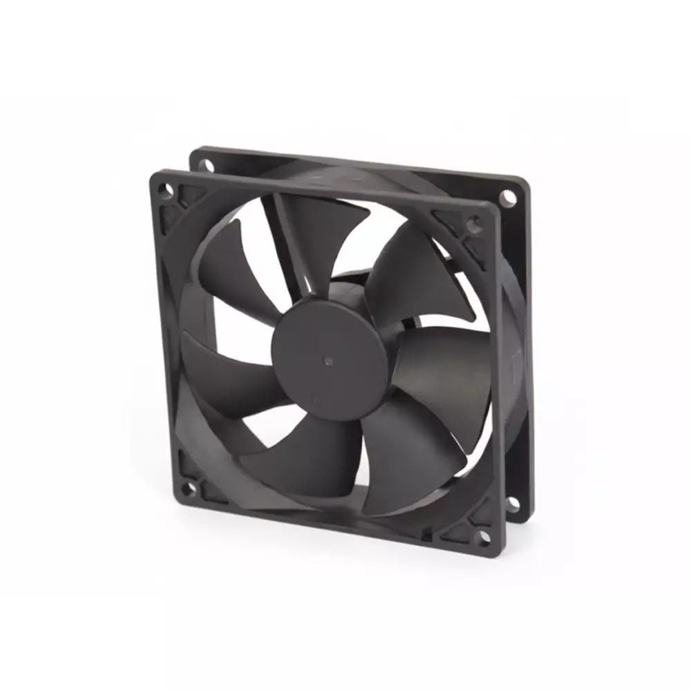 Clasiair 12 V DC Brushless Fan Sleeve Bearing 1.44 W Power 3.5 Inch (8.89 cm) Size Black for Industrial Use, CA-92 25 S12 V DC (Pack of 120 Pcs)