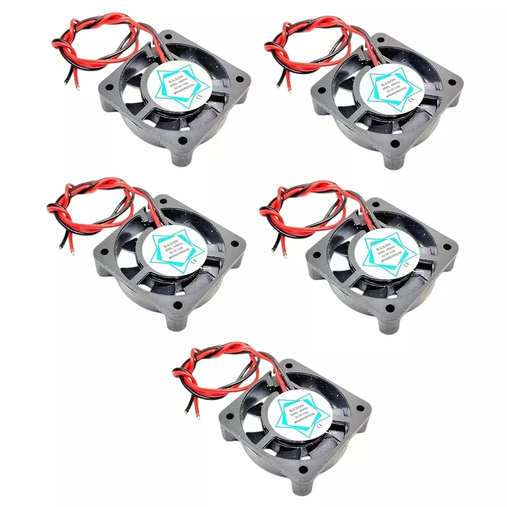 Invento Cooling Fan DC Brushless Motor 12 V DC Voltage 40x40x10 mm (LxWxH) 3 W Wattage, 4010 (Pack of 5 Pcs)