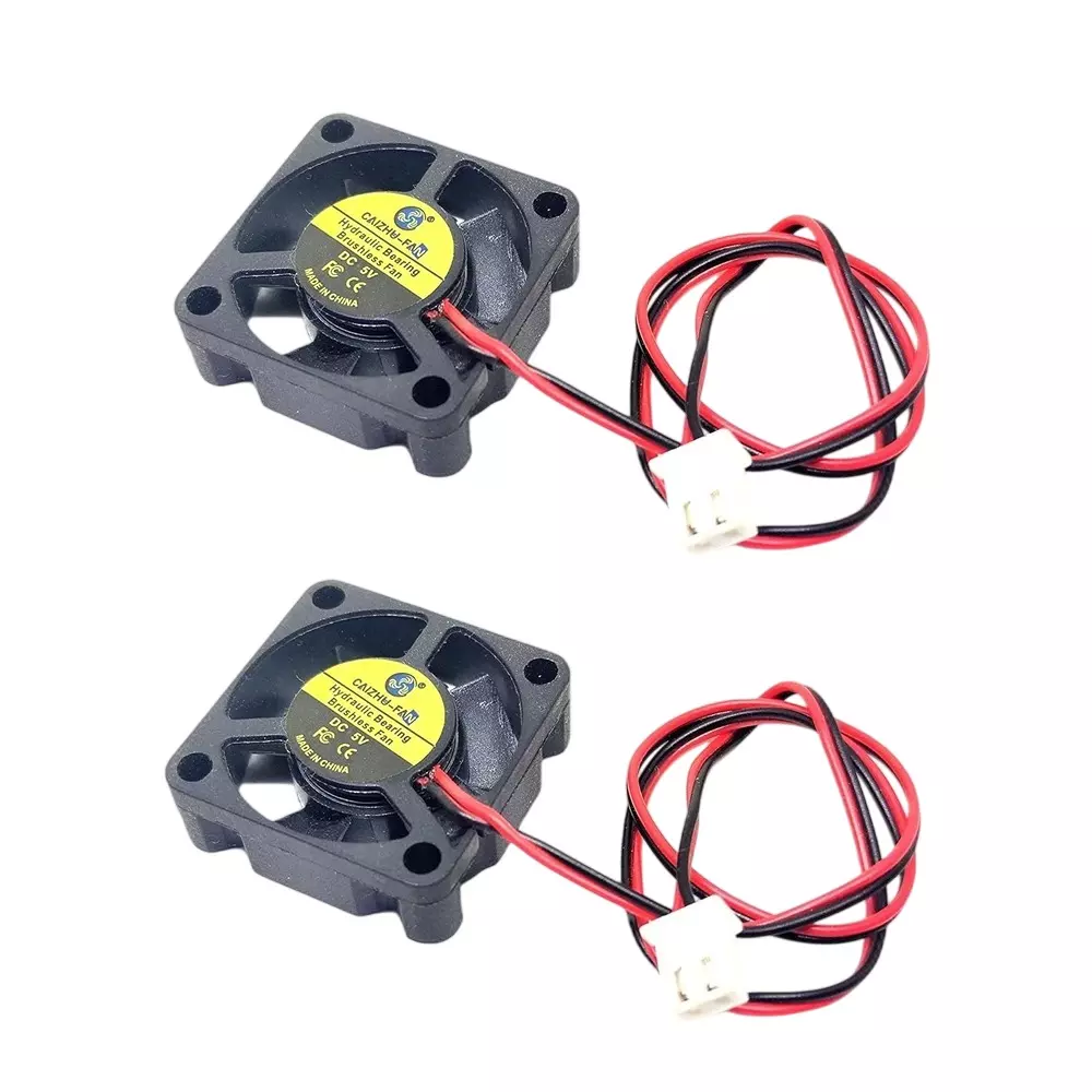 Invento Axial Cooling Fan 3.2 CFM Air Flow 5 V DC Voltage 30x30x10 mm (LxWxH) 7000 RPM Rotation Speed, 3010 (Pack of 2 Pcs)