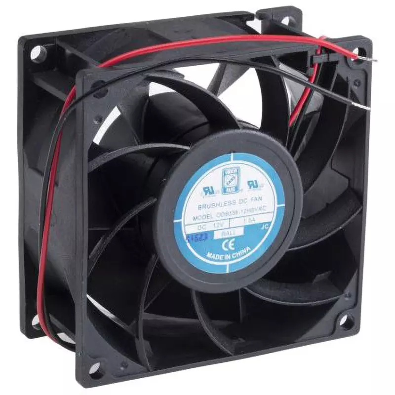 RS PRO DC Axial Fan DC 12 V Input Voltage Square Shape, 703-3445