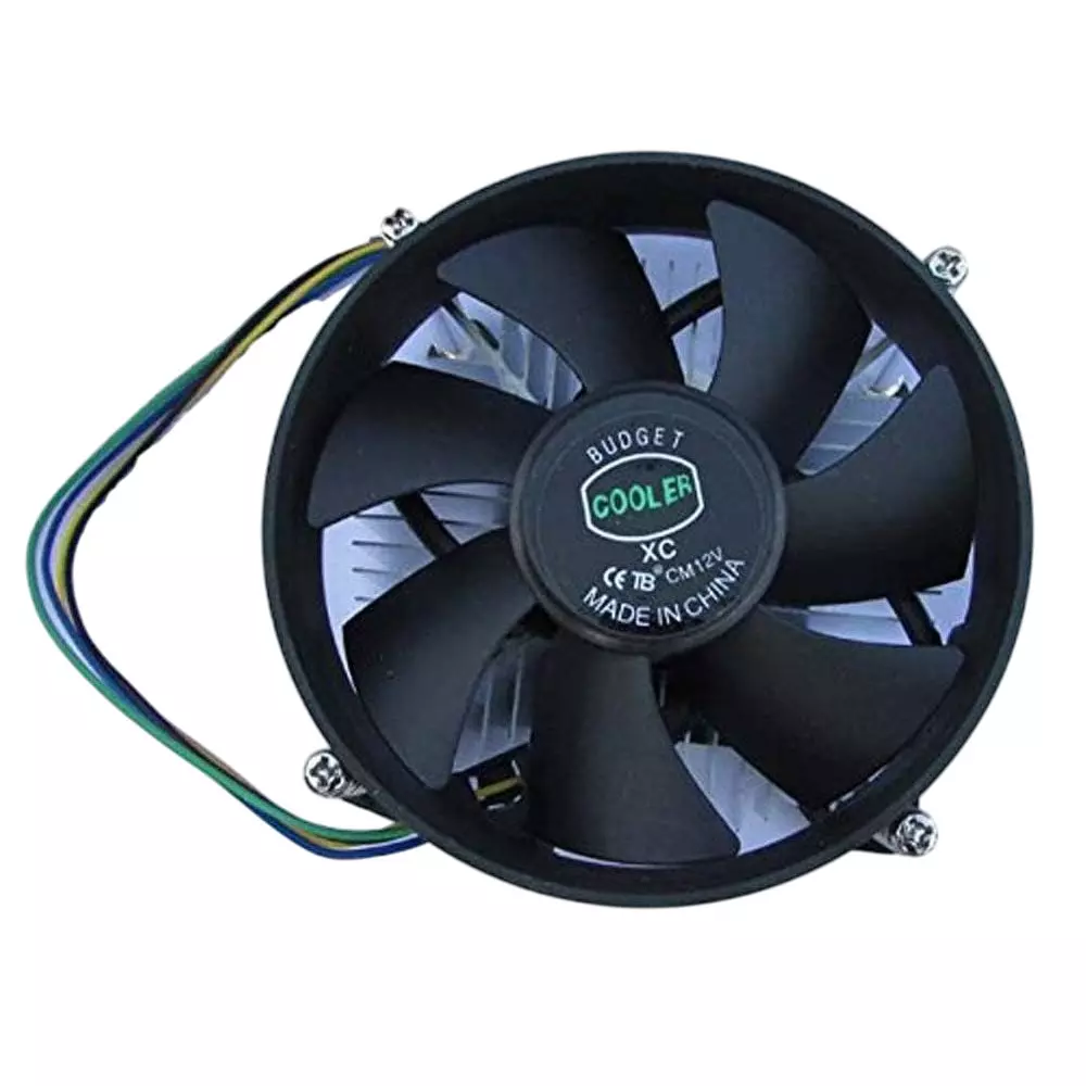 LOTA High-Performance CPU Cooler Fan Black Compatible with Intel LGA775, MST-741-LT