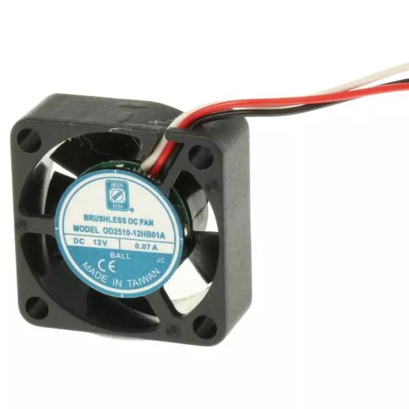 RS PRO DC Axial Fan DC 12 V Input Voltage Square Shape, 619-6769