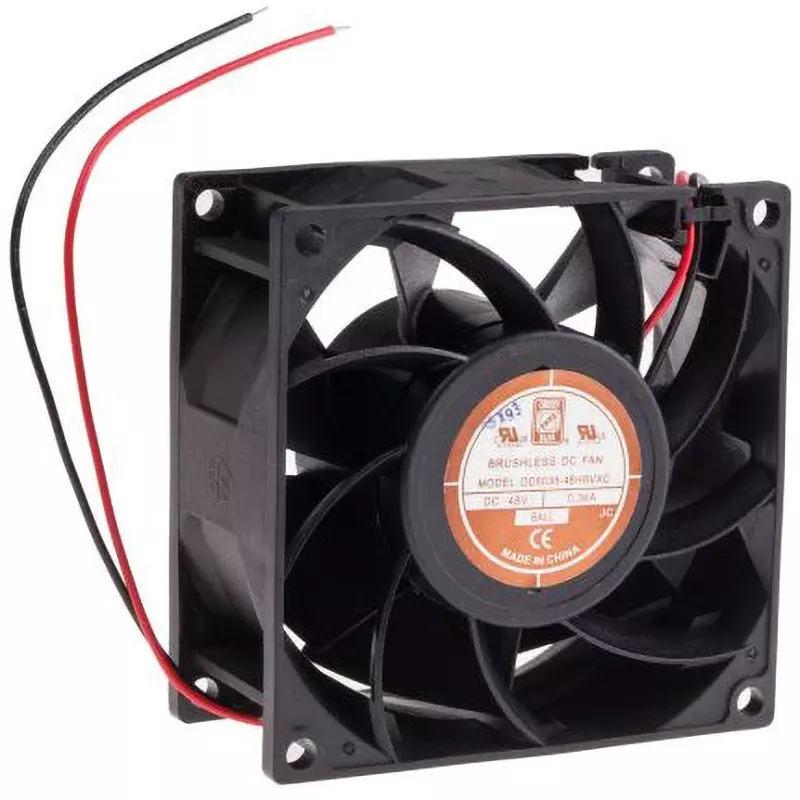RS PRO DC Axial Fan DC 48 V Input Voltage Square Shape, 703-3442