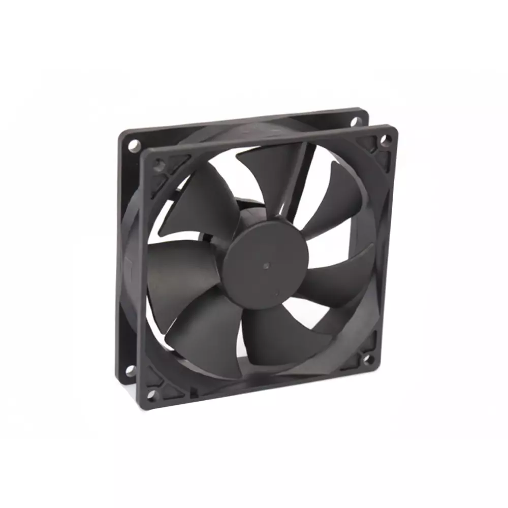 Clasiair 24 V DC Brushless Fan Sleeve Bearing 1.44 W Power 3.5 Inch (8.89 cm) Size Black for Industrial Use, CA-92 25 S24 V DC (Pack of 120 Pcs)