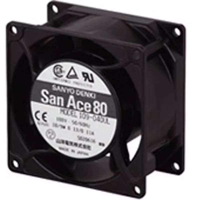 Sanyo Denki AC Fan San Ace 80 (80 mm) Square 80x80 mm, ST1-109-044UL