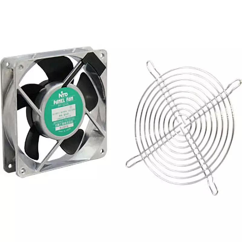 NITTO KOGYO Panel Ventilation Fan 0.14/0.12 A Rated Current, PF-121CL