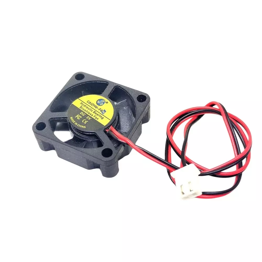 Invento Axial Cooling Fan 3.2 CFM Air Flow 5 V DC Voltage 30x30x10 mm (LxWxH) 7000 RPM Rotation Speed, 3010 (Pack of 10 Pcs)