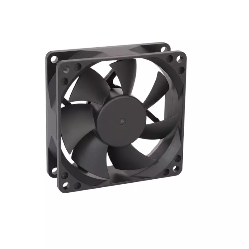 Clasiair 24 V DC Brushless Fan Sleeve Bearing 1.44 W Power 3 Inch (7.62 cm) Size Black for Industrial Use, CA-80 25 S24 V DC (Pack of 120 Pcs)