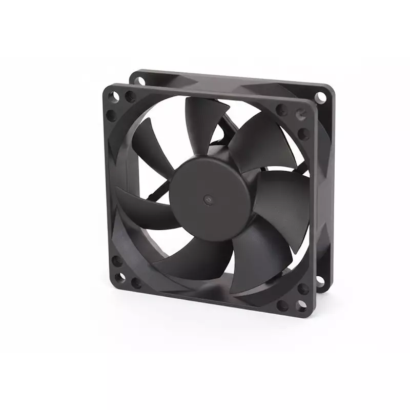 Clasiair 24 V DC Brushless Fan Sleeve Bearing 1.44 W Power 3 Inch (7.62 cm) Size Black for Industrial Use, CA-80 25 S24 V DC (Pack of 120 Pcs)