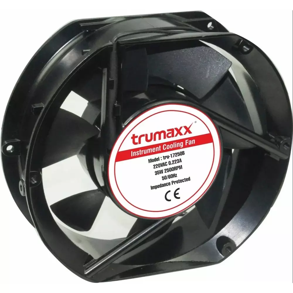 Trumaxx Instrument Cooling Fan 35/30 W 230 V 172 x 150 x 50 mm Size, tru-17250B (Oval)
