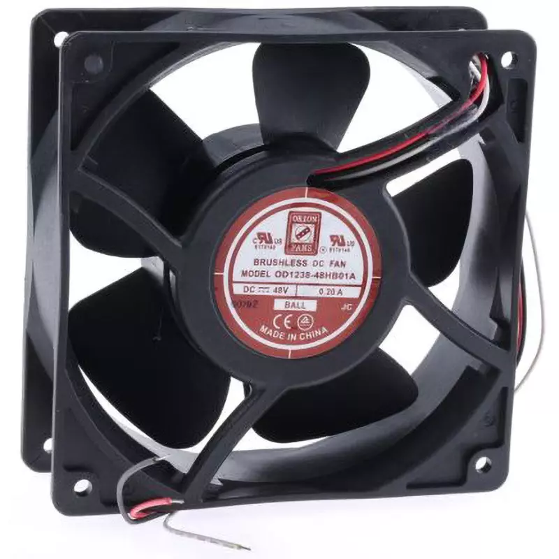 RS PRO DC Axial Fan DC 48 V Input Voltage Square Shape, 619-6602