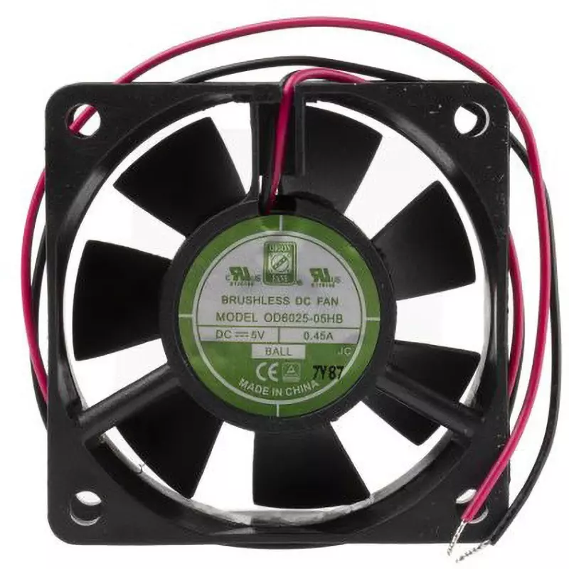 RS PRO DC Axial Fan DC 5 V Input Voltage Square Shape, 144-4123