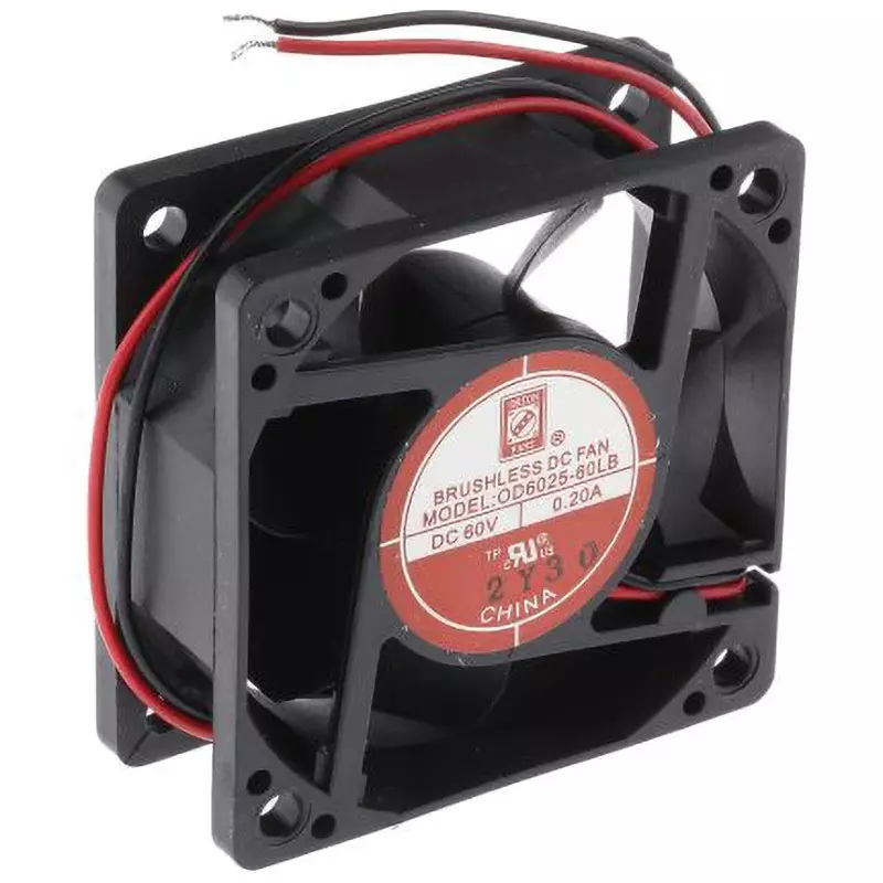RS PRO DC Axial Fan DC 60 V Input Voltage Square Shape, 787-3993