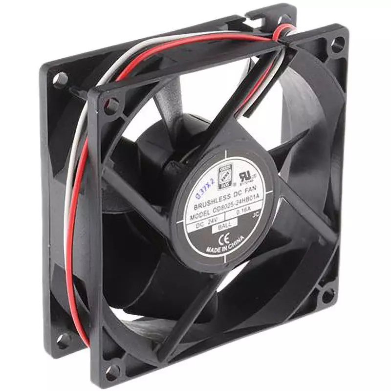 RS PRO DC Axial Fan DC 24 V Input Voltage Square Shape, 619-7122