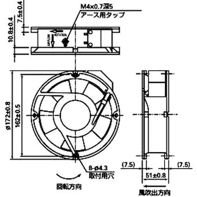 sanyo-denki-san-ace-ac-fan-motor-round-type-ac100-v-input-51-mm-thickness-109-311