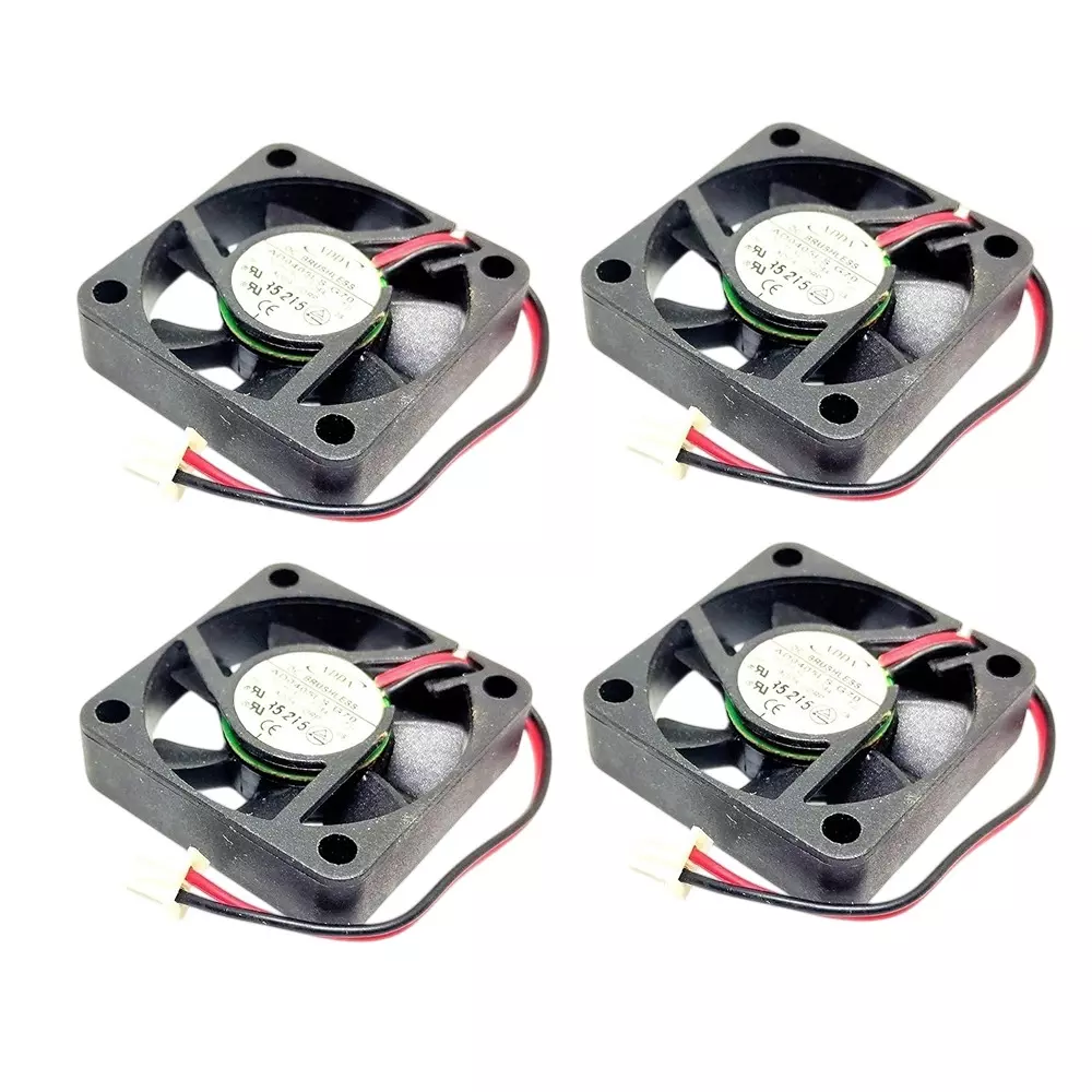 Invento Cooling Fan DC Brushless Motor 5 V DC Voltage 40x40x10 mm (LxWxH) 4200 RPM Speed, 4010 (Pack of 4 Pcs)