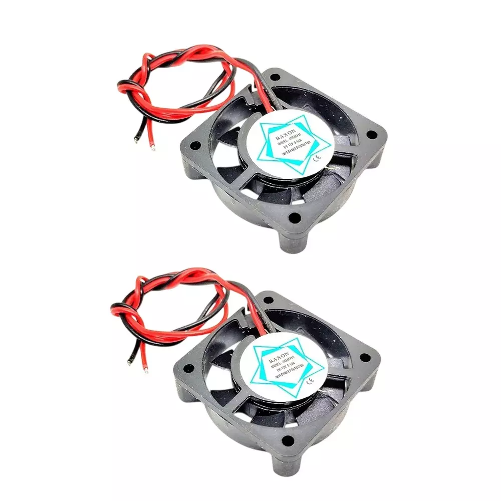 Invento Cooling Fan DC Brushless Motor 12 V DC Voltage 40x40x10 mm (LxWxH) 3 W Wattage, 4010 (Pack of 2 Pcs)