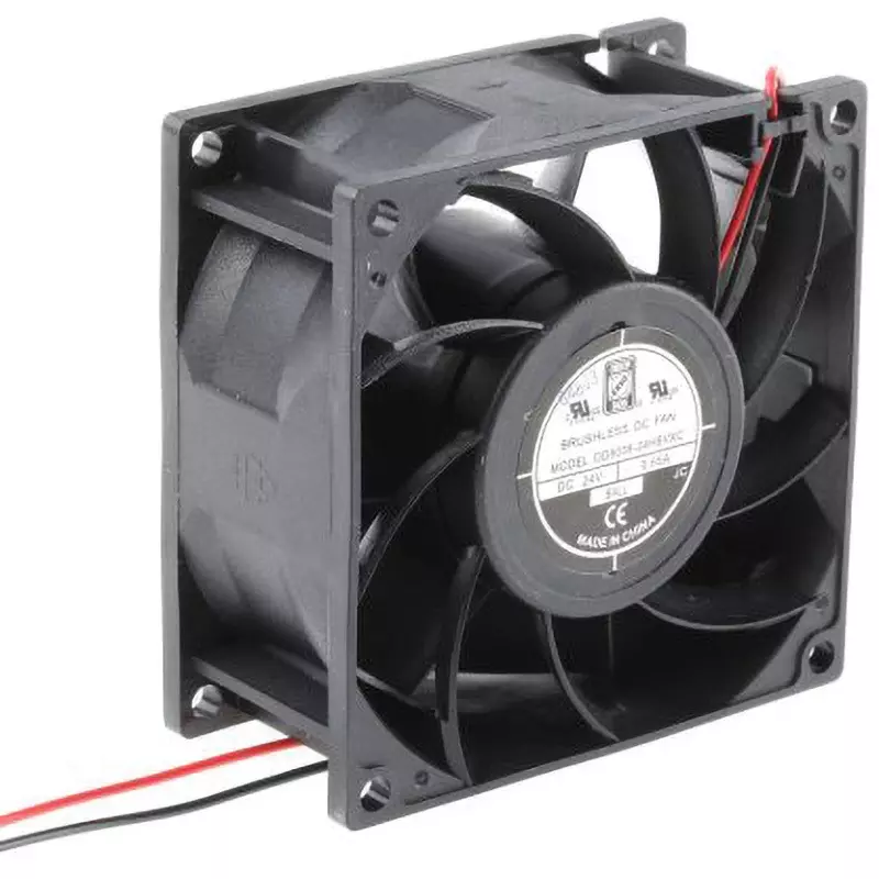 RS PRO DC Axial Fan DC 24 V Input Voltage Square Shape, 703-3448