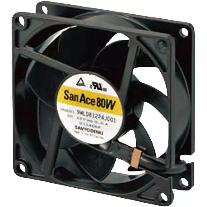 Sanyo Denki Dc Cooling Fan San Ace (For DC Power Supply, Ip68 Waterproof Type), 9WP1212H101
