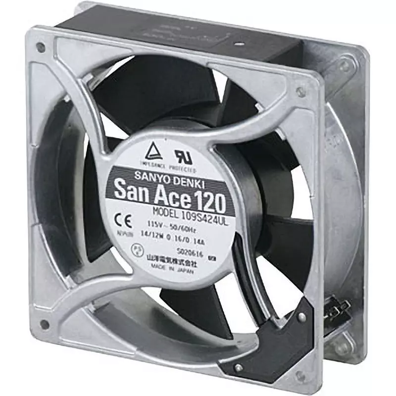 Sanyo Denki AC San Ace AC Alarm Fan Square 120x120 mm Size 38 mm Thickness, 109S406UL-20