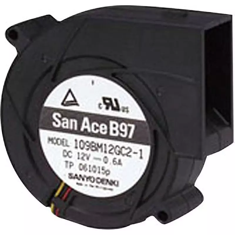 Sanyo Denki DC San Ace Blower 33 mm Thickness 97 mm Square Drive, 109BM12GC2-1