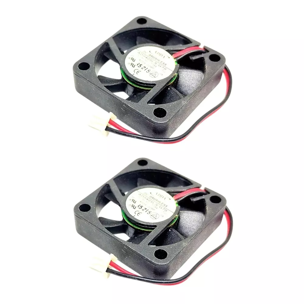 Invento Cooling Fan DC Brushless Motor 5 V DC Voltage 40x40x10 mm (LxWxH) 4200 RPM Speed, 4010 (Pack of 2 Pcs)